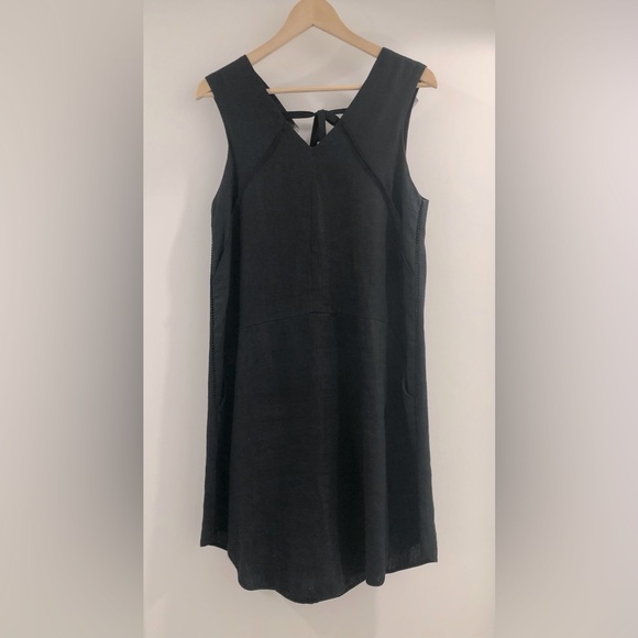 Denis Gagnon Designer Dress 100% Linen sz Large - Picture 2 of 4